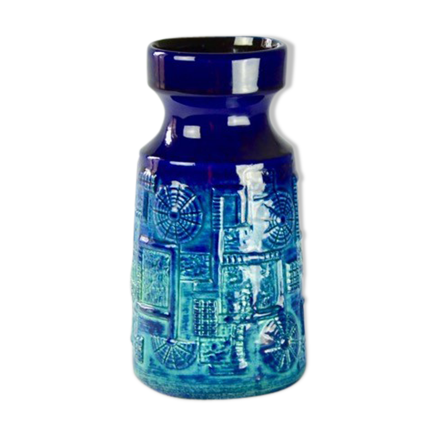 Bodo Mans 'Narvik' German ceramic vase, 1960