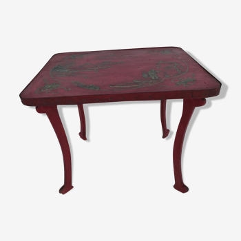 Side table red from China 50s