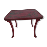 Side table red from China 50s
