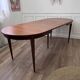 Table en teck ovale vintage