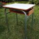 Bureau d´écolier taille adulte et sa chaise assortie