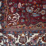 Handmade vintage Persian style Mahal rug 142cm x 204cm 1950s
