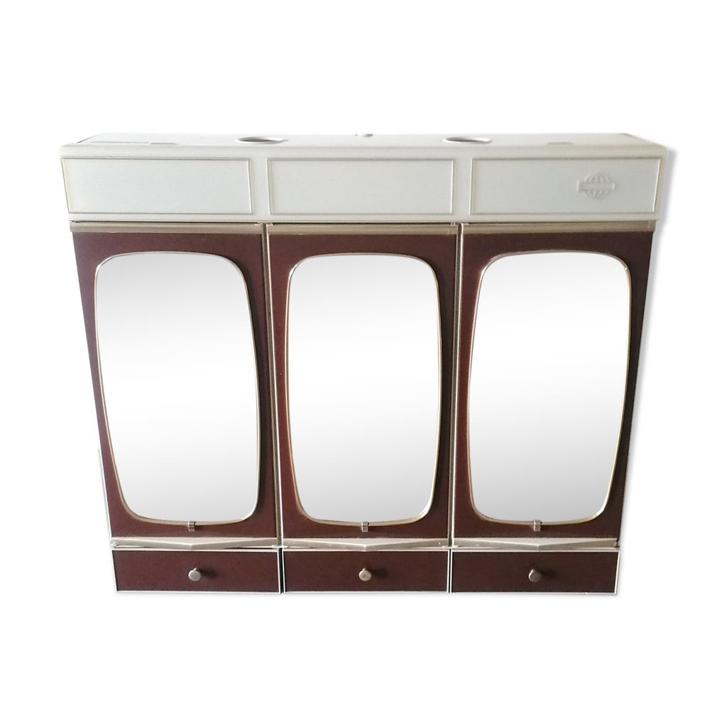 Armoire de toilette murale pharmacie vintage Rossignol France Années 60 Selency