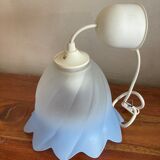 Lampshade, suspension in glass paste