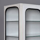 Glass & iron medical cabinet, 1970s