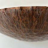 Paire d'appliques vintage, métal rouillé traité, France, 1980