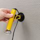 Small wall lamp in beautiful yellow color from Danish Nordlux 1980s.