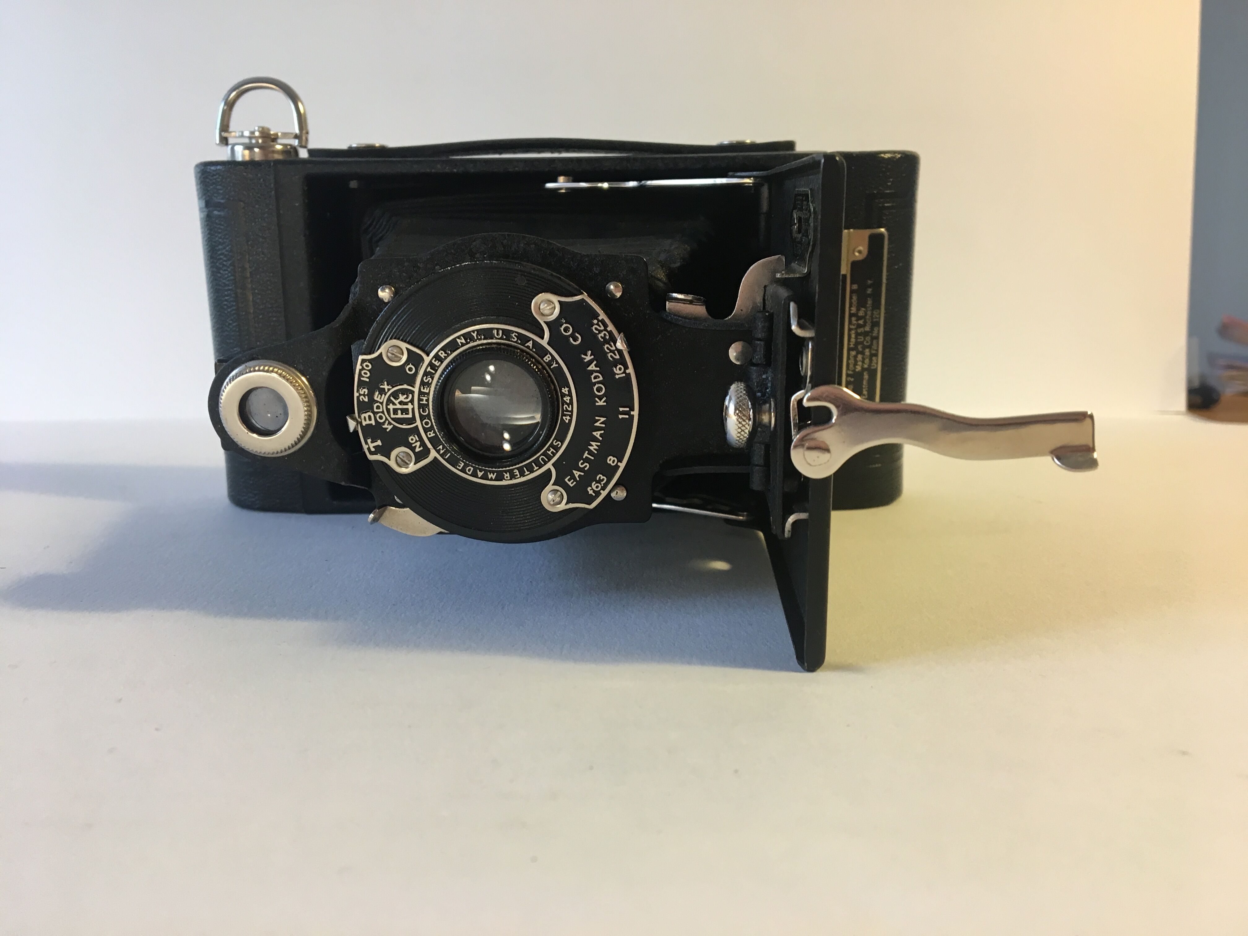 Hawk-eye folding camera n ° 2 folding rolls (model b)
