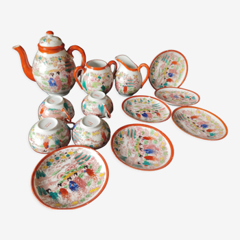Tea services, 13 pieces, made in Japan