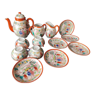 Tea services, 13 pieces, made in Japan