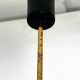 Mis-Century Stilnovo style pendant with three lights. Italy 1950s
