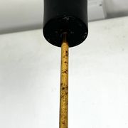 Mis-Century Stilnovo style pendant with three lights. Italy 1950s