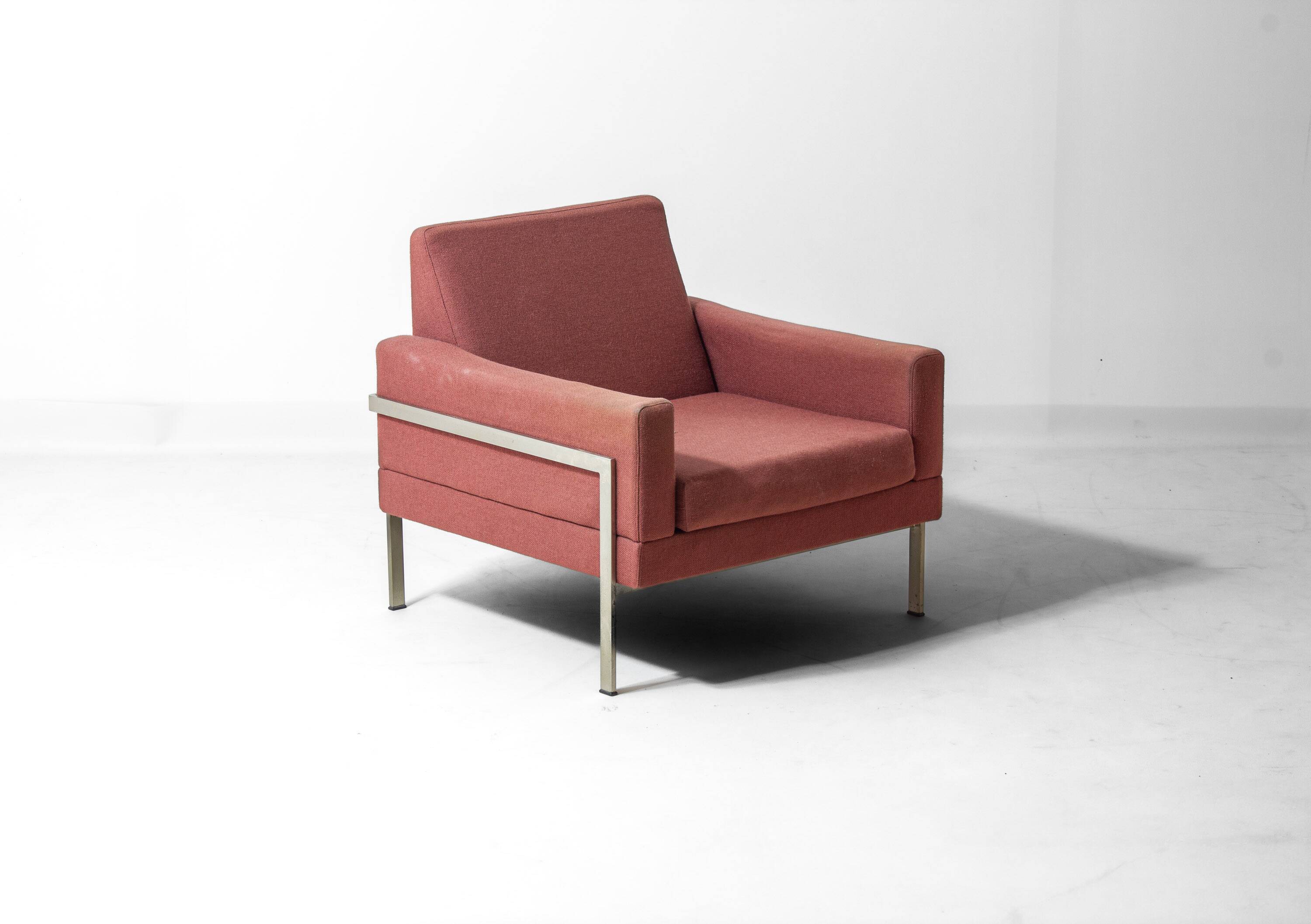 Vintage minimalist Gelderland lounge chair, 1960s