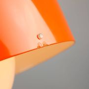 Big Space Age Pendant from Guzzini in Orange, 1970s