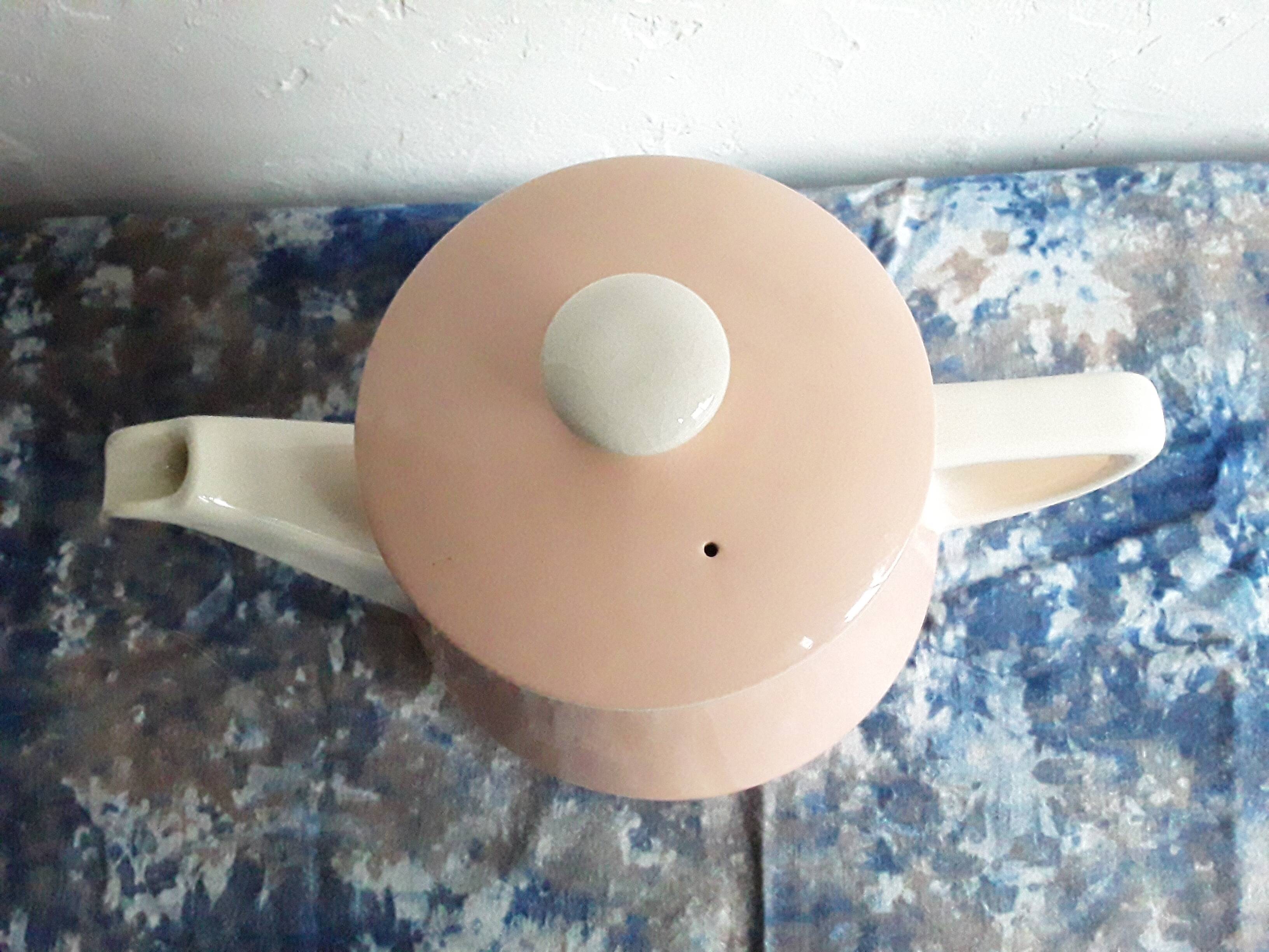 Vintage Villeroy and Boch powder pink teapot