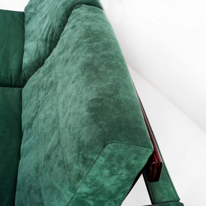 Vintage 3-4 seater canapé in alcantara. Åke Fribyter for Nelo Möbel 90s.