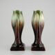 Pair of Art Deco vases – Thulin Faience (attributed) – Belgium – 29cm