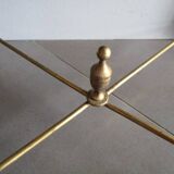 Hollywood Regency Side Table, Marble Top