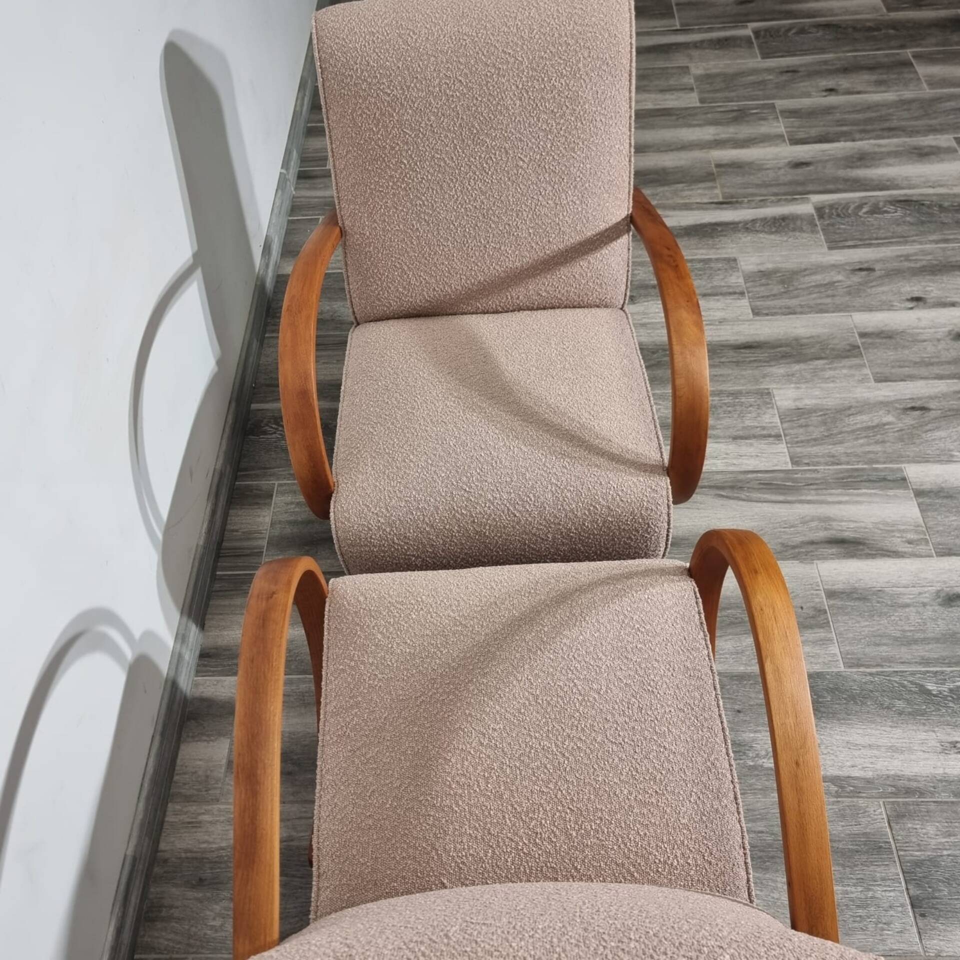 Art Deco Lounge Chairs from Jindřich Halabala, 1950s, Set of 2
