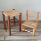 Stuffed stool and chair