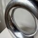 Round aluminium loop vase