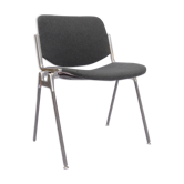 Giancarlo Piretti DSC 106 chair for Castelli with grey fabrics - 60-70