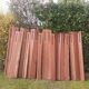 Volets anciens persiennes en parties hautes panneaux pliants bois massif