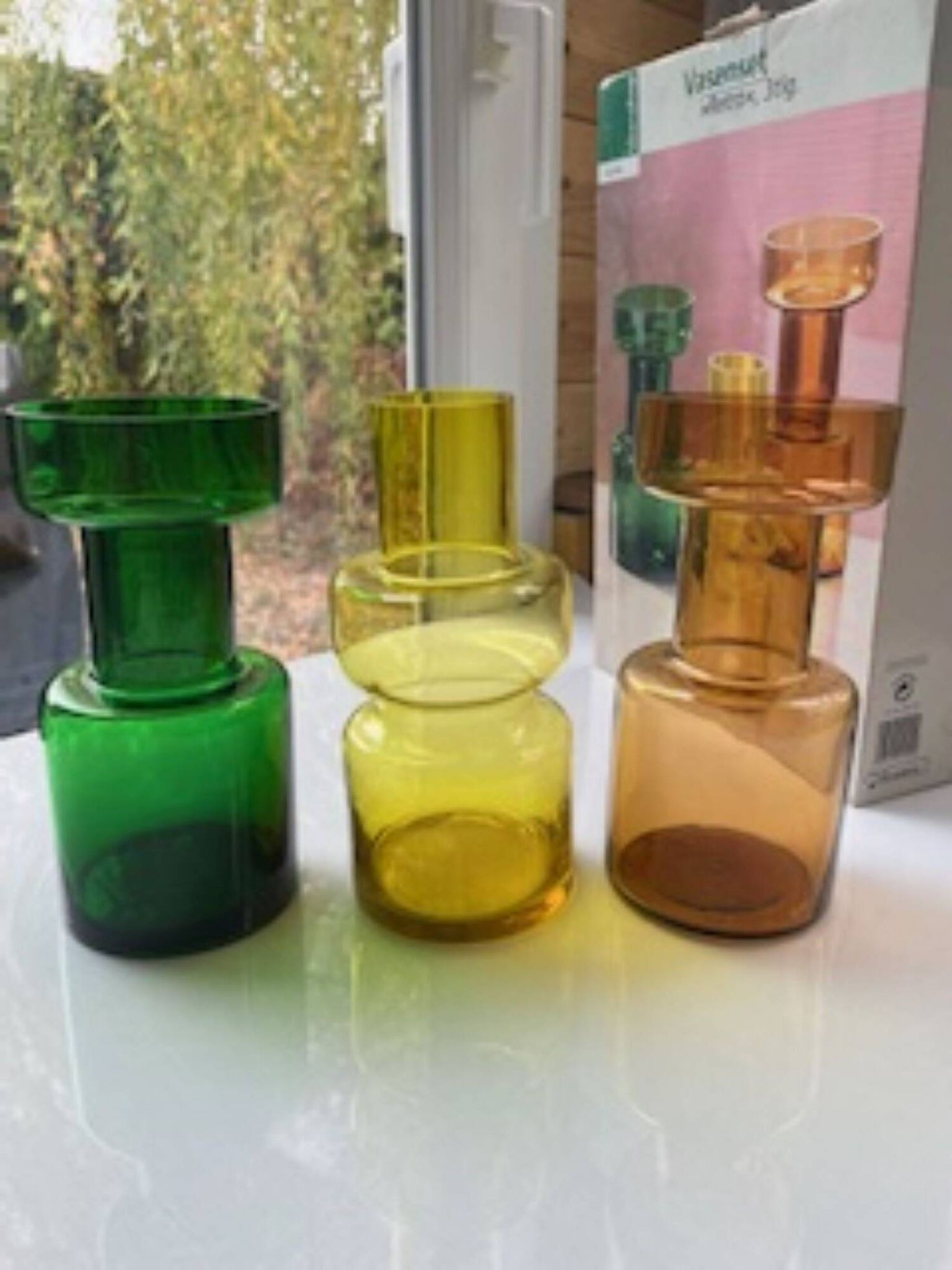 Many vases designed in the 70s.