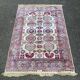 Persian braided rug Istanbul collection 120x170 burgundy ivory