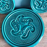 Trivet and two bottle coasters