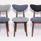 Mid-century dark blue denim armchair, Europe, 1960s