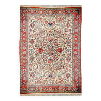 Ghoum iran persian oriental rug. handmade. : 2.45 x 3.45 m