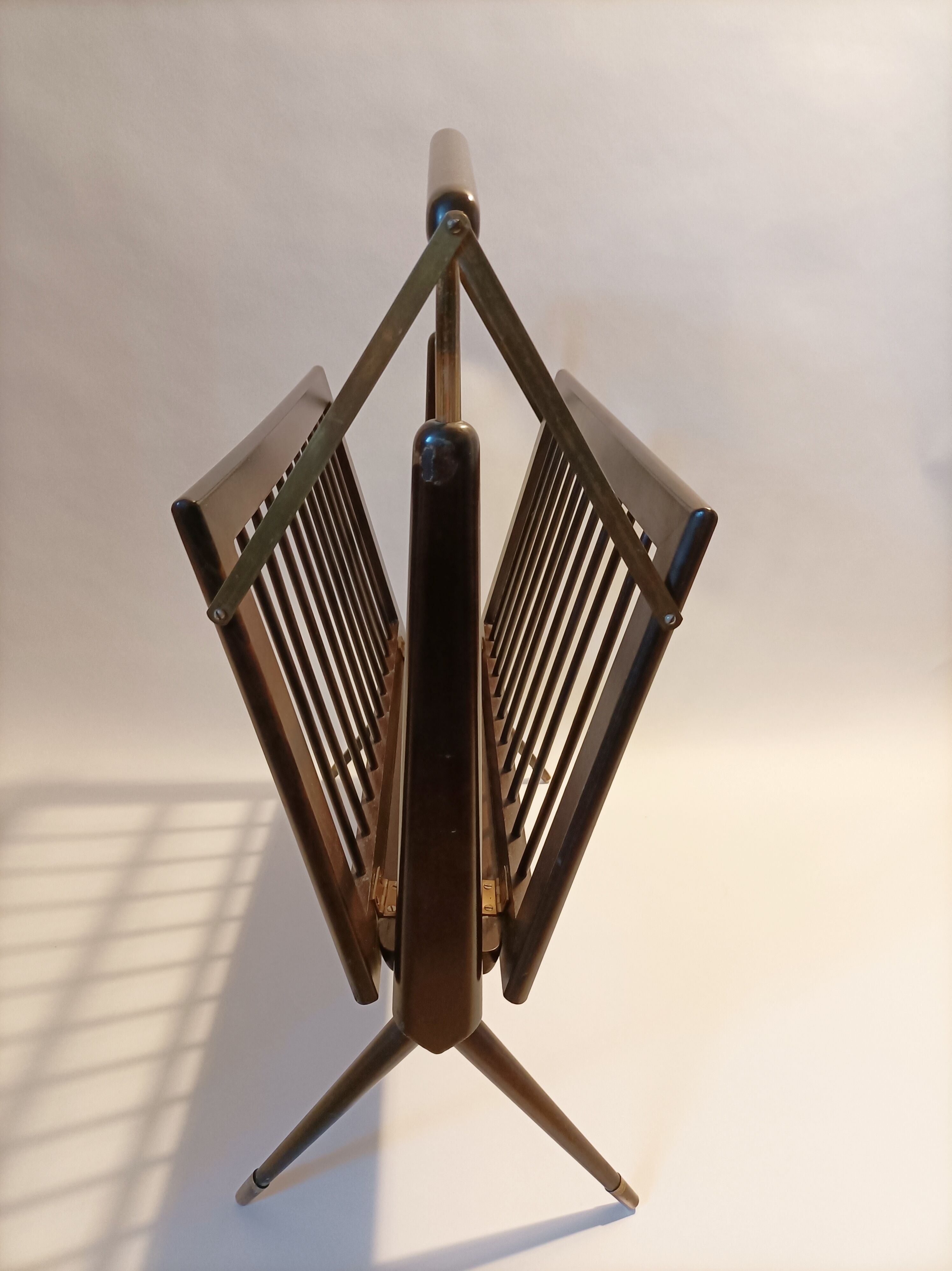 Vintage magazine holder, italy 1960