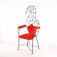 Fauteuil en fer « hippocampe »