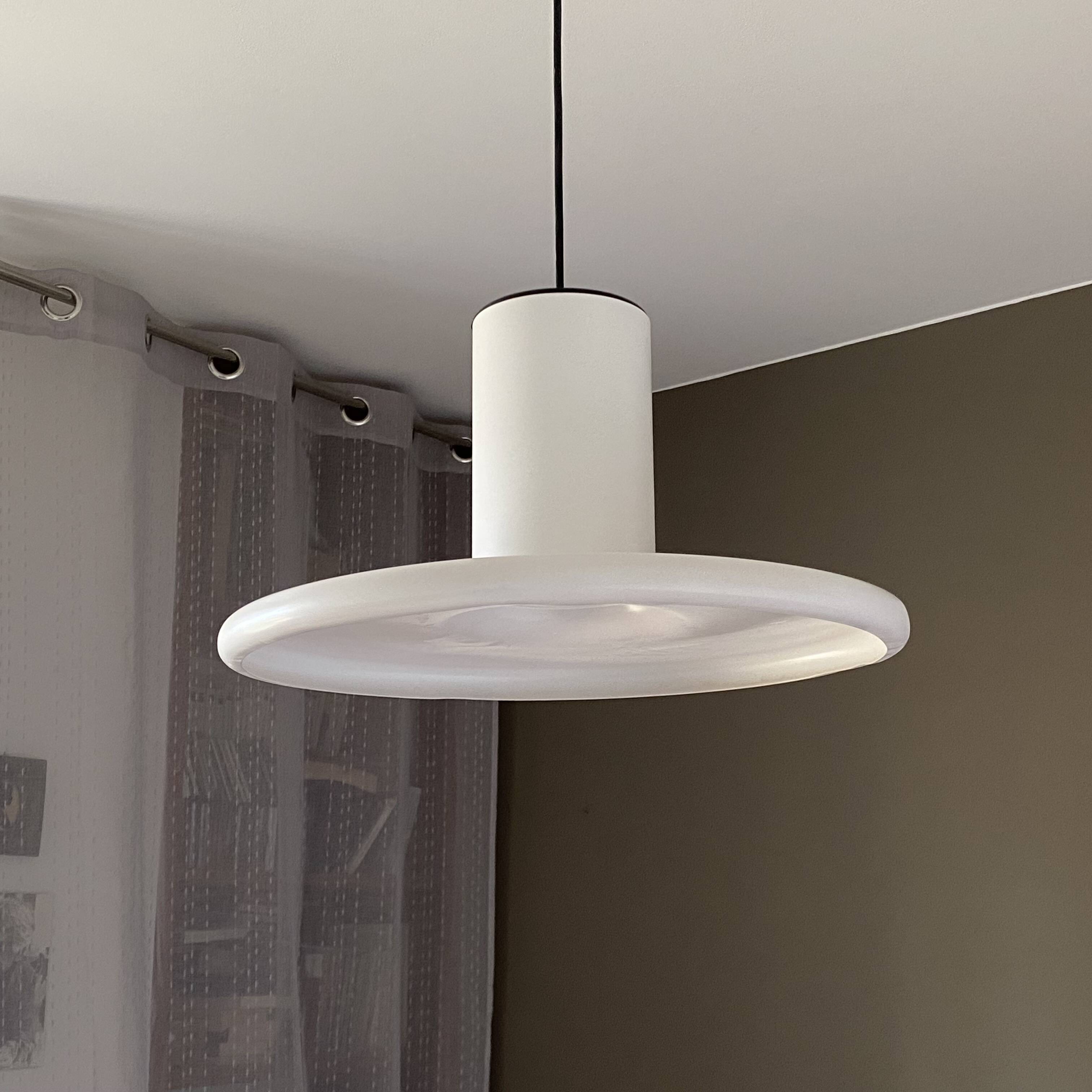 Pair of Pendolita pendant lights by LITA. 1970. Space age.