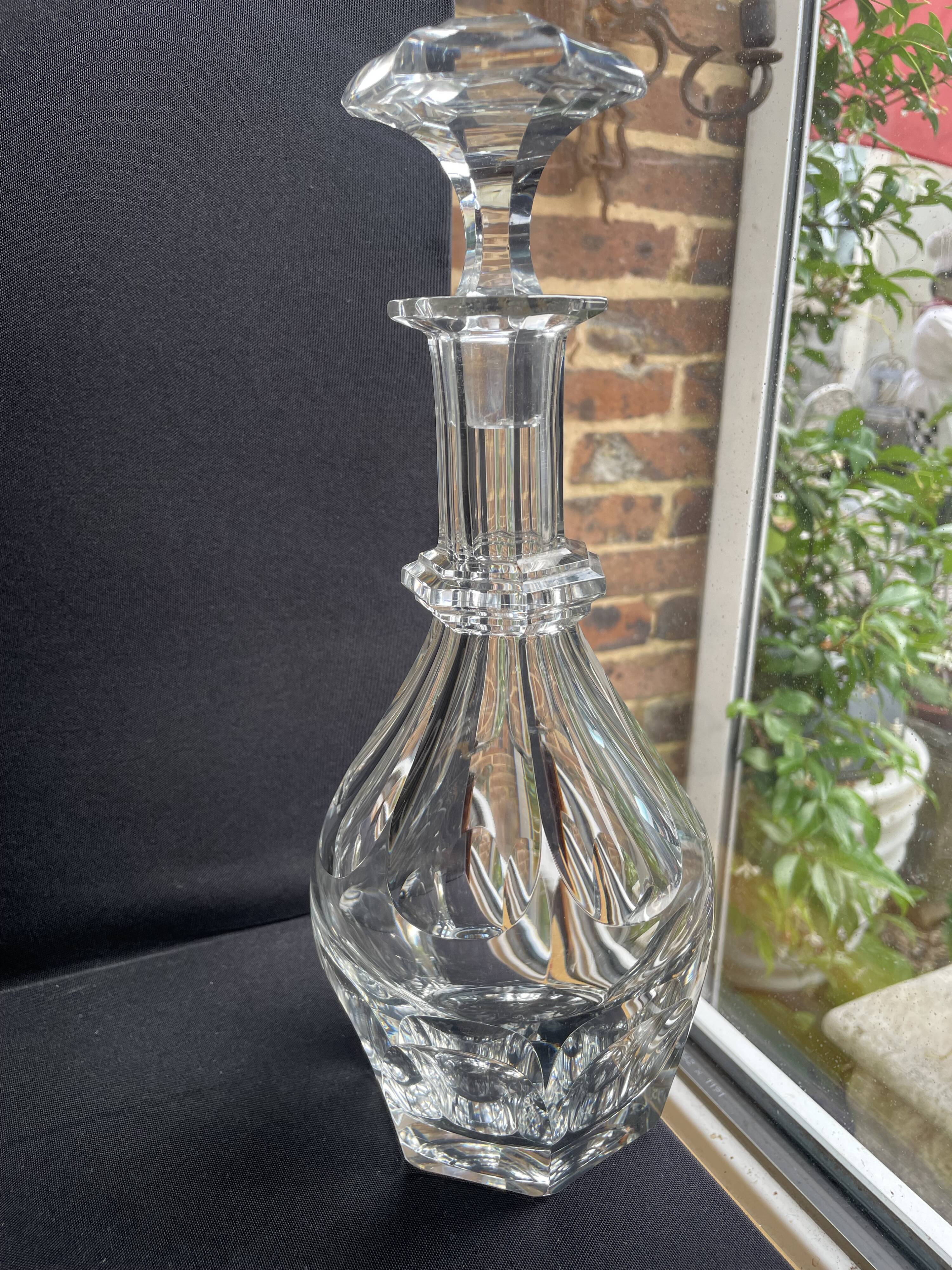 Baccarat Harcourt wine carafe 1841