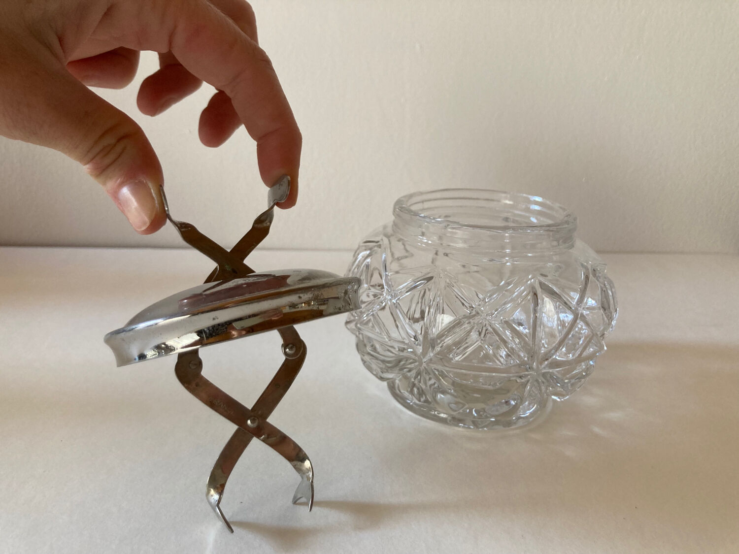 Vintage clip candy box