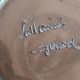 Vallauris ceramic pitcher signed Guizol