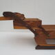 Former articulated worker in walnut-coloured wood