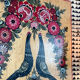 Vintage wood painting