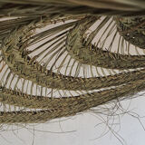 Doum pendant light in natural esparto