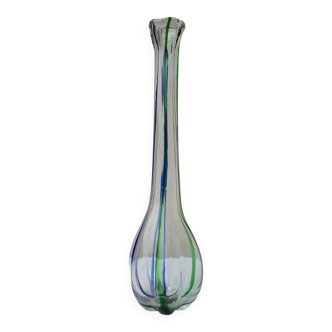 Vase soliflore en verre de Murano