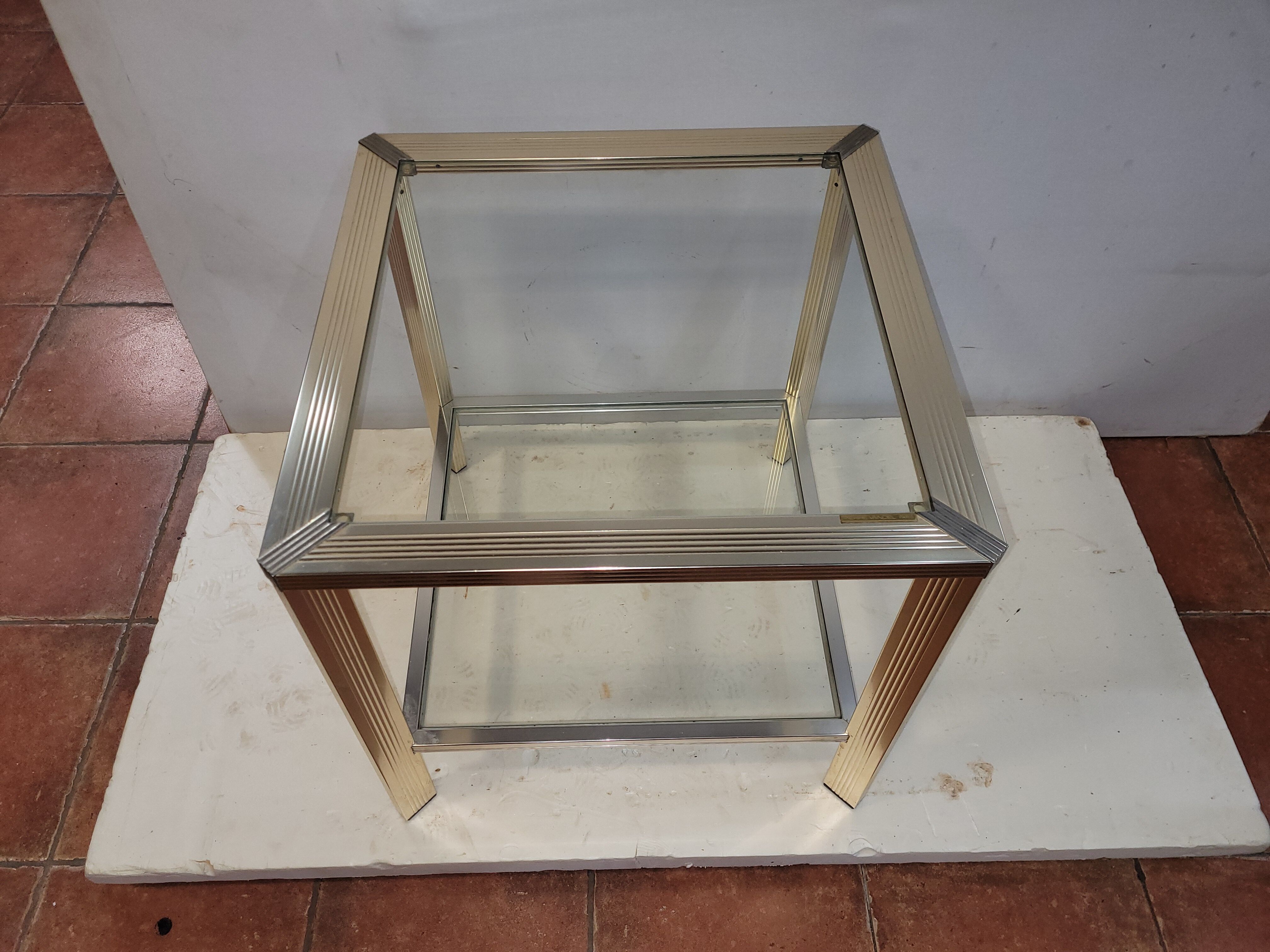 Coffee table signed Pierre Vandel