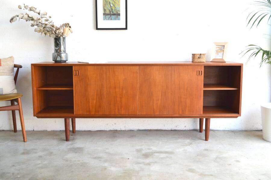 Teak sideboard by Clausen & Son * 196 cm
