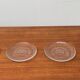 Vintage Finnish Glass Plates Solaris by Tapio Wirkkala for Iittala, Set of 5