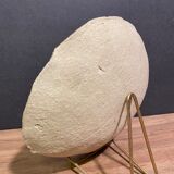 Coupe creuse, plat creux signé en céramique Raku Japon