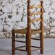Set of 6 Dudouyt style chairs, 1950