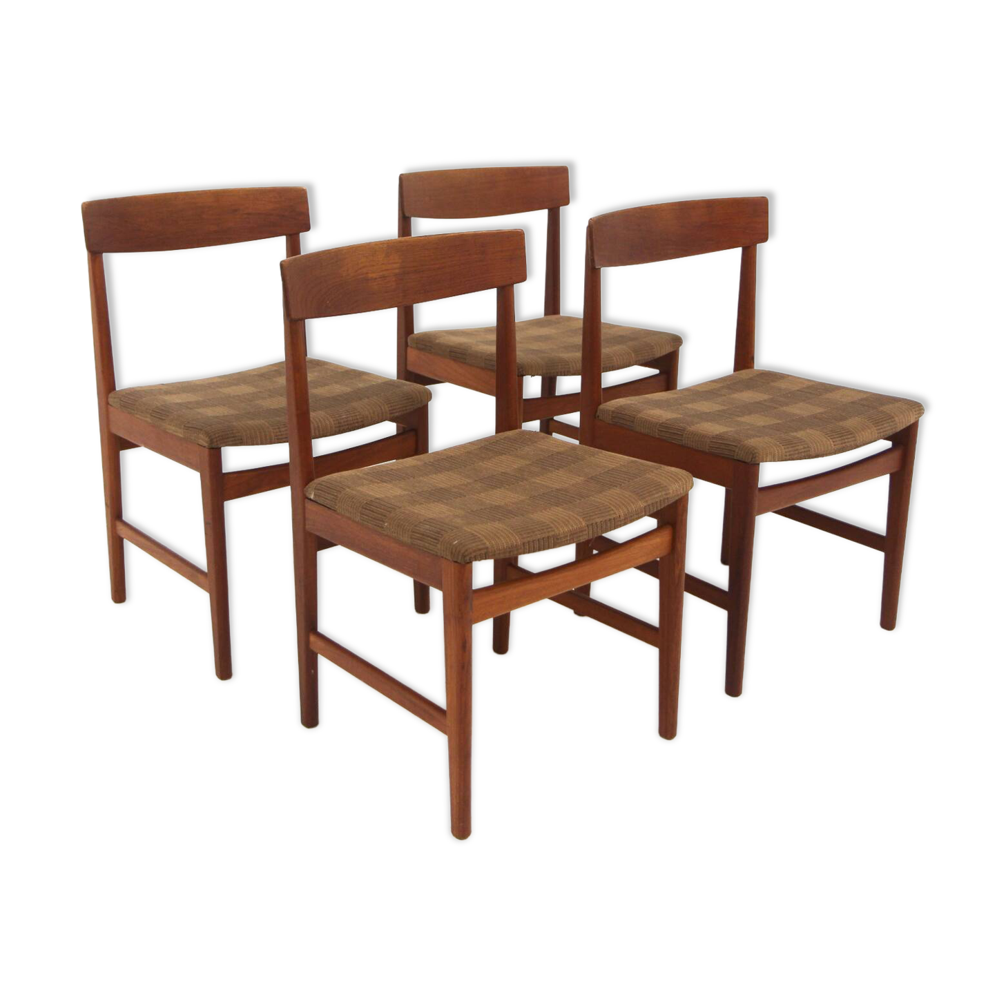 Set de 4 chaises scandinave en teck, Suède, 1960