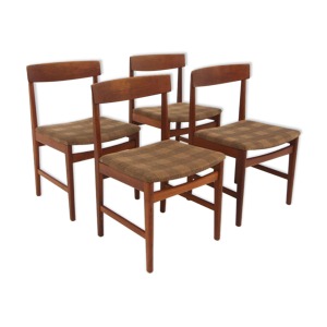 Set de 4 chaises scandinave