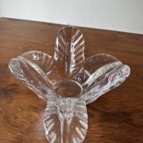 Elegant crystal trinket dish from the 60s